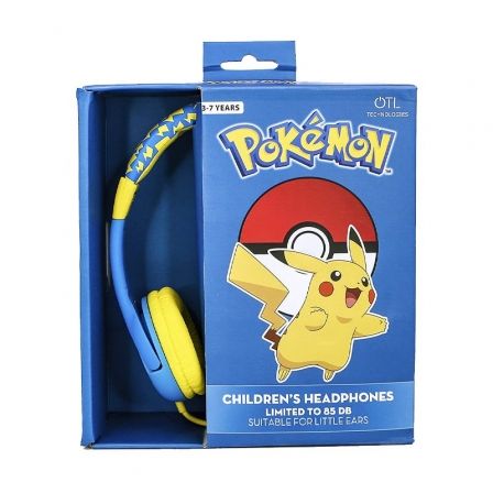 OTL TECHNOLOGIES Auriculares infantiles Pikachu Pokémon Azules y Amarillos